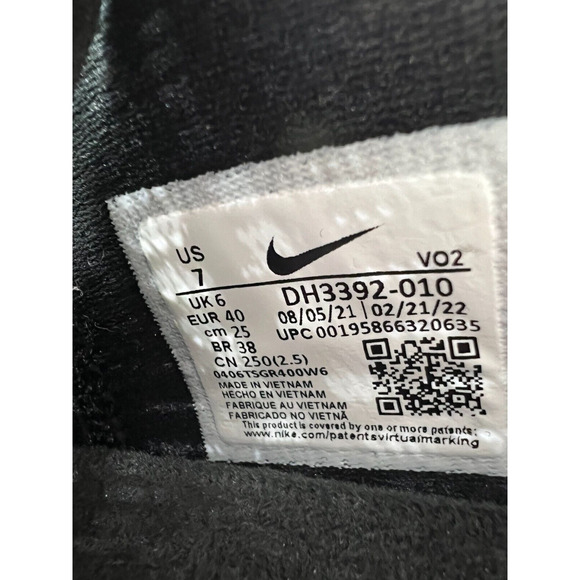 Nike Zoom Metcon Turbo 2 Black Cool Grey DH3392-010 Men's Size 7/Women’s 8.5 NEW - Picture 3 of 12